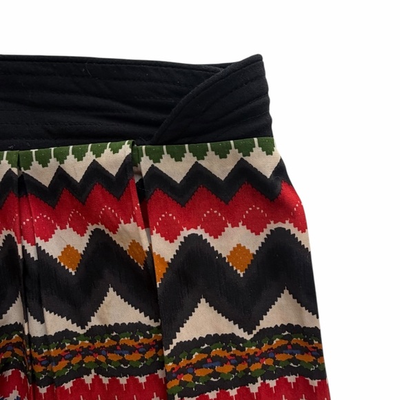 Anthropologie Fei Denpasar pleated Colorful skirt Size 4 - Picture 3 of 6